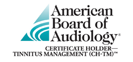 American Board of Audiology Certificate Holder Tinnitus Management Logo